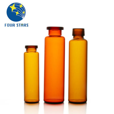 Transparant Klein Glas Amber Oral Liquid Bottle Vial 102mm Hoogte