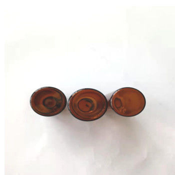 Amber Injection Glas flesjes USP met Rubberkurk