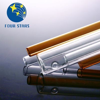 Gemakkelijke ODM van Open Beëindigenamber Glas Buis transparent 1ml-20ml