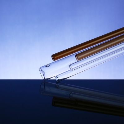 Het schermdruk Amber Glas Buis 635mm Hittebestendige Reageerbuizen