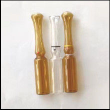 De Ampul 20ml van injectievial Leeg clear amber Glas