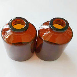 Het Neutrale Borosilicate Glas van YBB Amber Round Bulk Glass Vials
