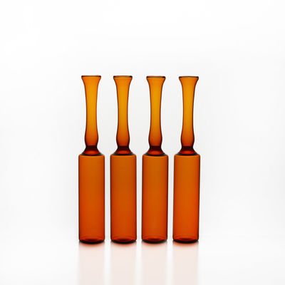 De transparante Amber40ml-Fles van de de Injectiepenicilline van Glasampullen